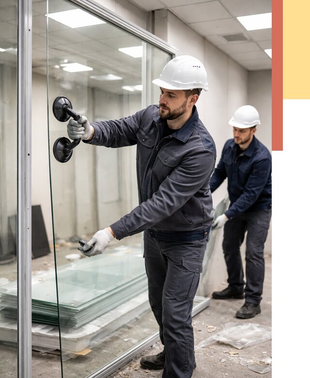 Демонтаж стеклянных перегородок в Арсеньеве от 3290 руб. — быстро и недорого | ОТДЕЛОЧНИК-Рсн