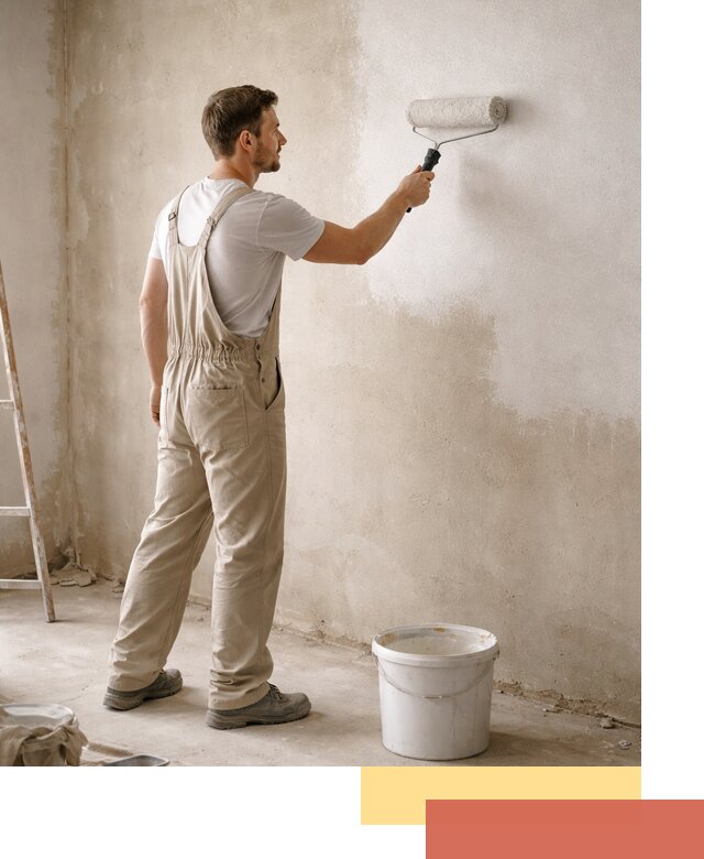 Грунтовка стен под отделку в Арсеньеве профессиональным раствором