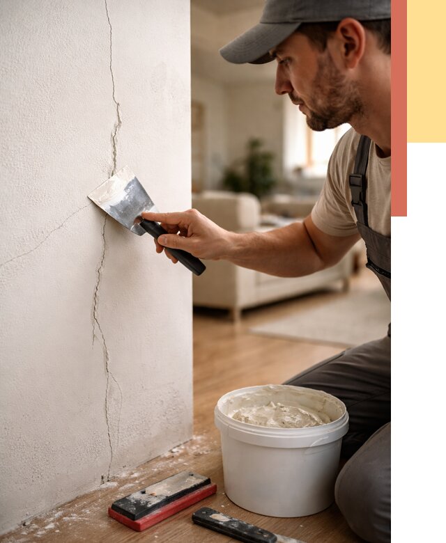 Заделка трещин и сколов в Арсеньеве от 2519 руб. — быстро и недорого | ОТДЕЛОЧНИК-Рсн