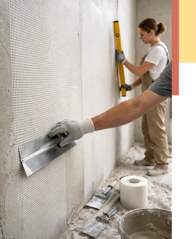 Армирование стен стеклосеткой в Арсеньеве от 3290 руб. под ключ | ОТДЕЛОЧНИК-Рсн