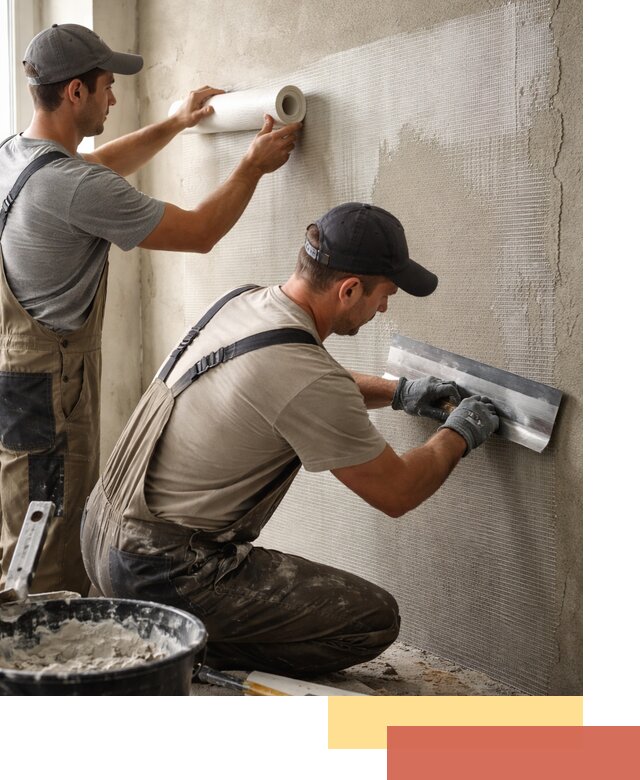 Армирование стен стеклосеткой в Арсеньеве для прочной отделки