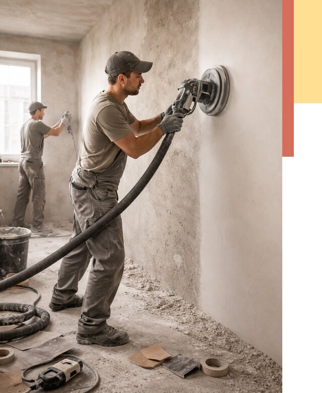 Шлифовка стен в Арсеньеве от 1234 руб/м2 — быстро и недорого | ОТДЕЛОЧНИК-Рсн