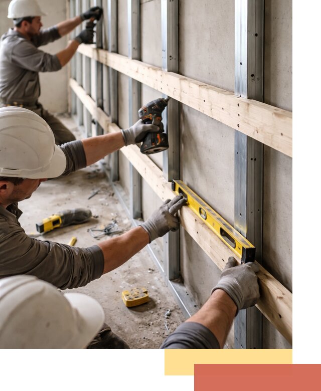 Устройство обрешетки под панели в Арсеньеве