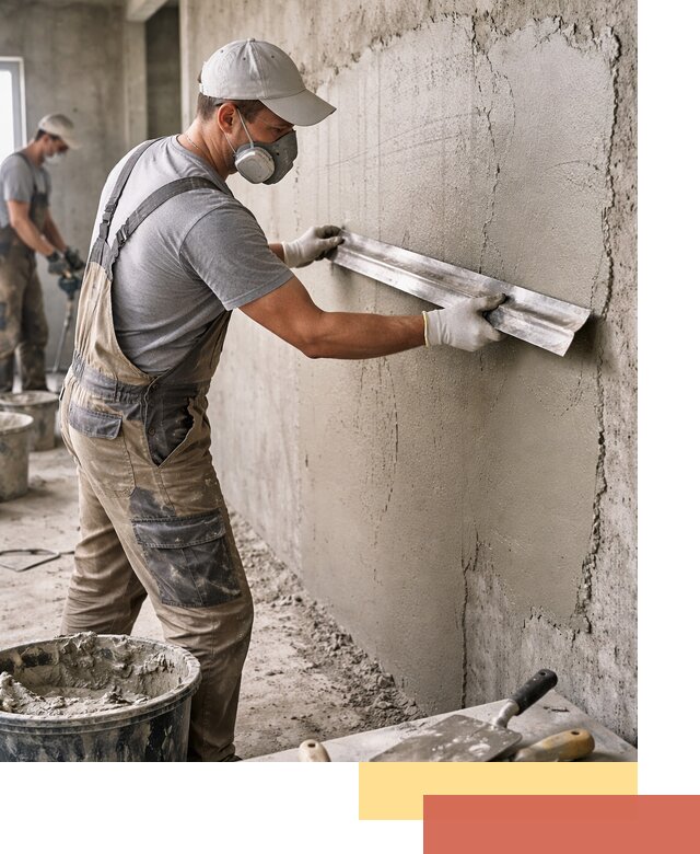 Штукатурка бетонных стен в Арсеньеве качественно и долговечно