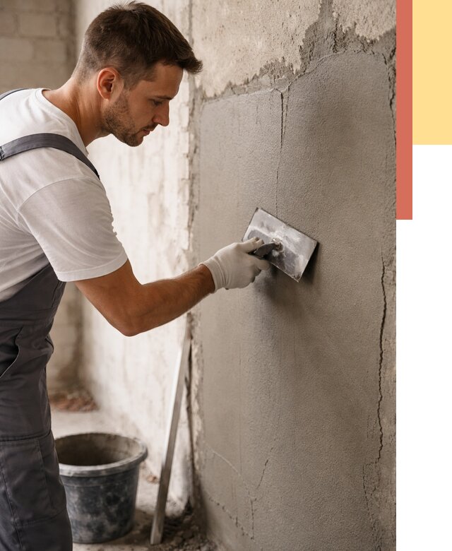 Штукатурка стен под плитку в Арсеньеве от 4318 руб./м2 — выравнивание под плитку | ОТДЕЛОЧНИК-Рсн