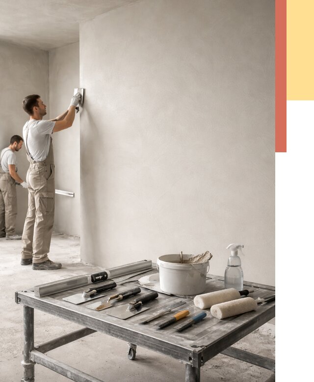 Штукатурка стен под покраску в Арсеньеве от 4626 руб./м² — качественно и недорого | ОТДЕЛОЧНИК-Рсн