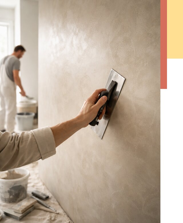 Венецианская штукатурка в Арсеньеве от 3598 руб/м² — нанесение стен под ключ | ОТДЕЛОЧНИК-Рсн