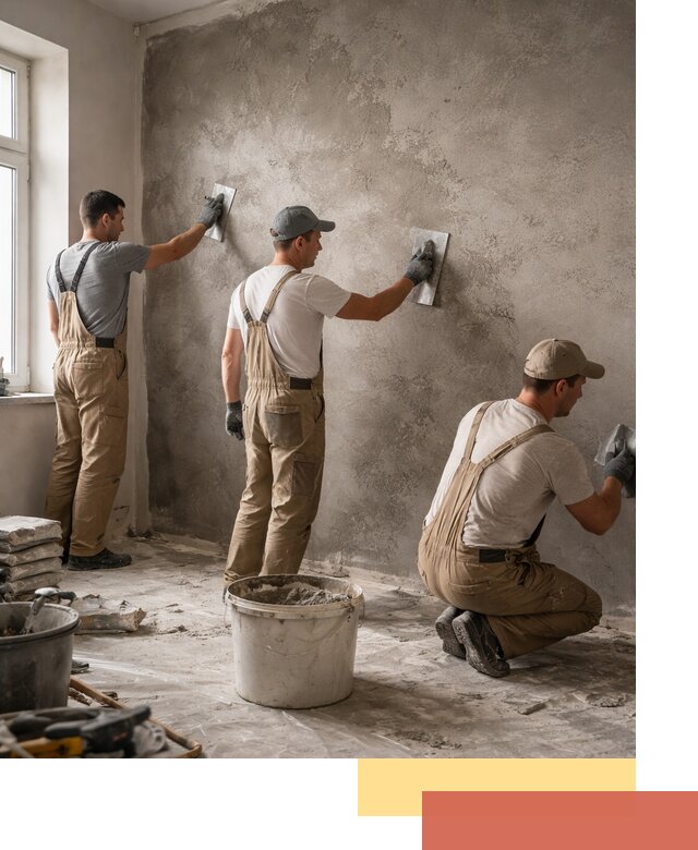 Декоративная штукатурка под бетон в Арсеньеве для стен и потолков