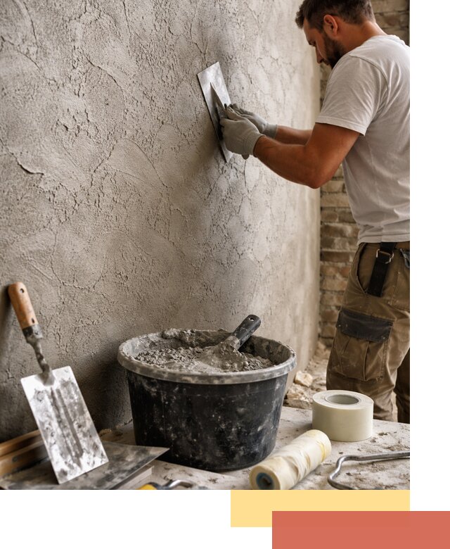 Декоративная штукатурка лофт в Арсеньеве — отделка стен и потолков