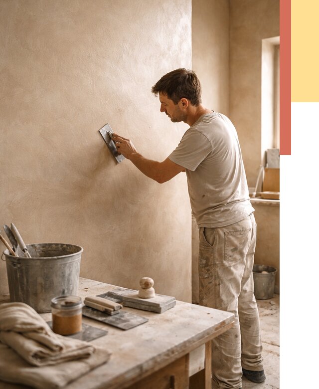 Марокканская штукатурка таделакт в Арсеньеве под ключ от 4318 руб. | ОТДЕЛОЧНИК-Рсн
