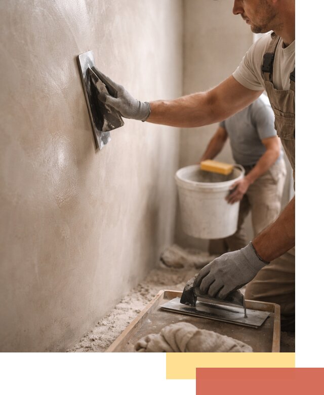 Нанесение марокканской штукатурки таделакт в Арсеньеве