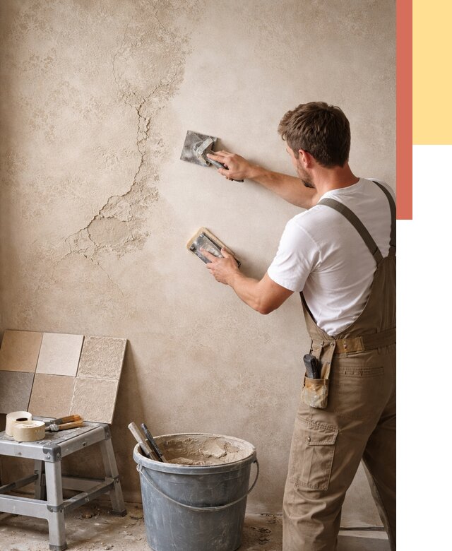 Ремонт декоративной штукатурки в Арсеньеве от 4626 руб. под ключ | ОТДЕЛОЧНИК-Рсн