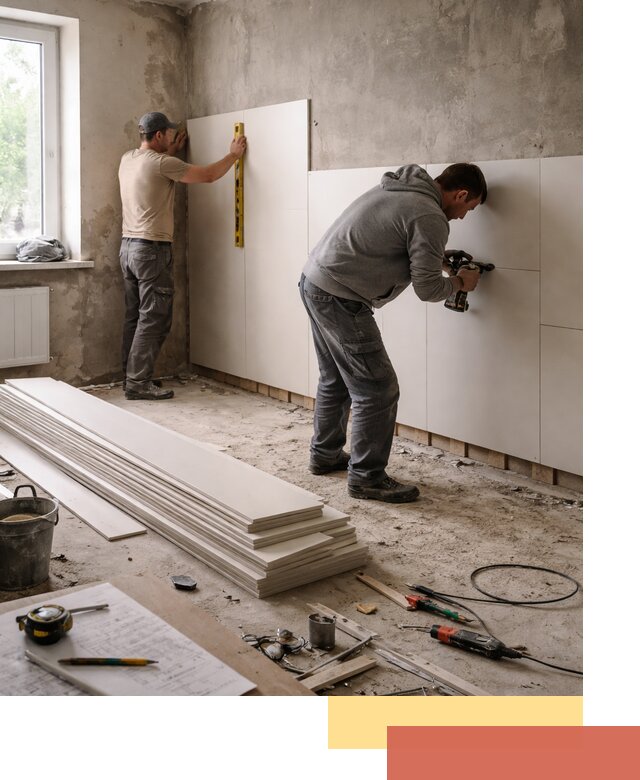 Монтаж ПВХ панелей на стены в Арсеньеве качественно и быстро