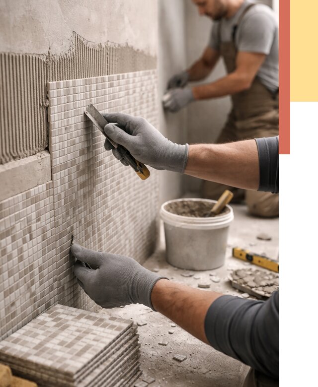 Облицовка стен мозаикой в Арсеньеве от 3290 руб/м2 — укладка мозаики на стены | ОТДЕЛОЧНИК-Рсн