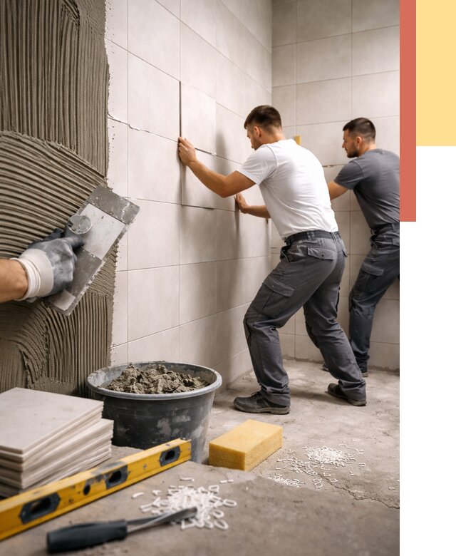 Укладка плитки на стены в Арсеньеве от 874 руб. — качественно и недорого | ОТДЕЛОЧНИК-Рсн