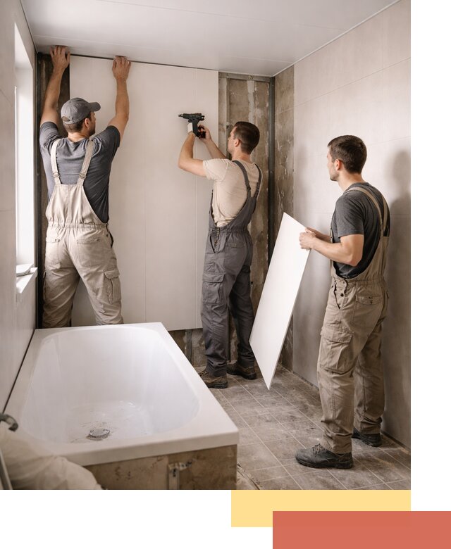 Отделка ванной панели ПВХ профессионально в Арсеньеве