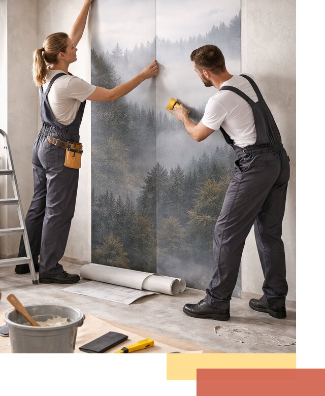 Поклейка фотообоев профессионально в Арсеньеве под ключ