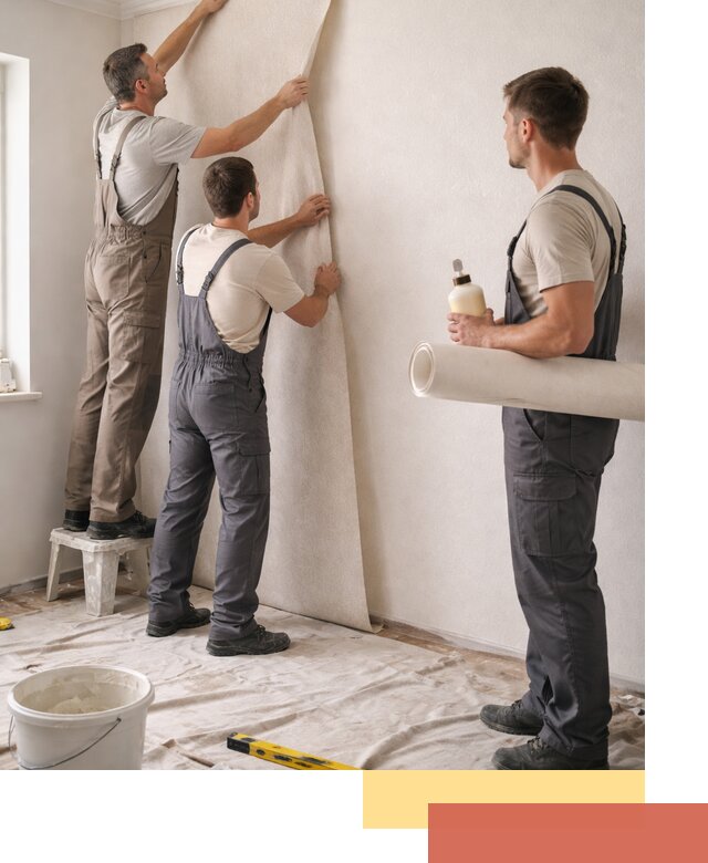 Оклейка стен обоями в Арсеньеве — качественно и профессионально