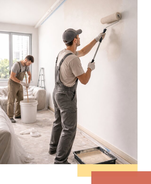 Покраска стен в офисе в Арсеньеве — быстрый и качественный ремонт