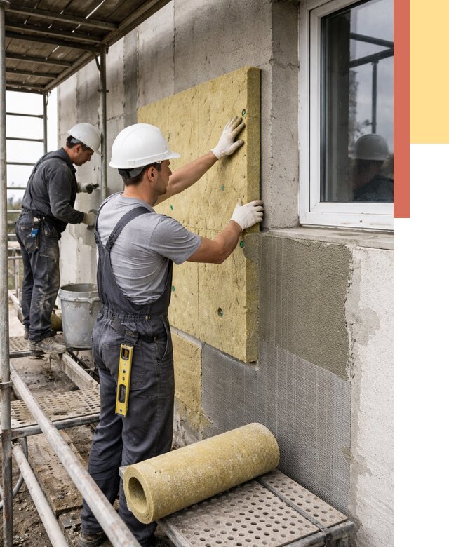 Утепление стен в Арсеньеве от 4420 руб. под ключ — быстро и недорого | ОТДЕЛОЧНИК-Рсн