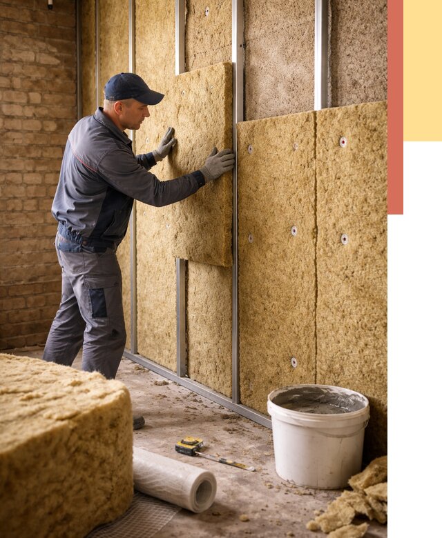 Утепление стен минватой в Арсеньеве от 1388 руб./м2 — недорого и быстро | ОТДЕЛОЧНИК-Рсн