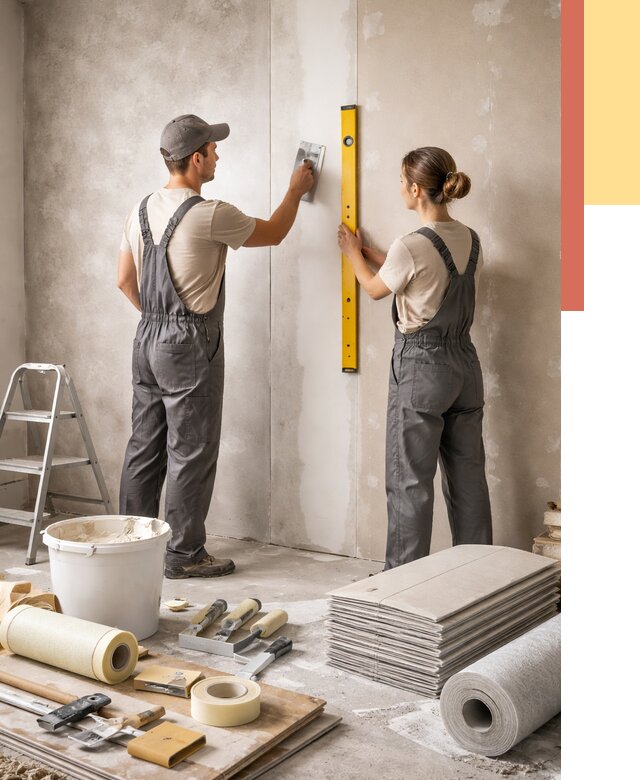 Отделка стен в Арсеньеве от 1542 руб/м² — недорого, быстро, под ключ | ОТДЕЛОЧНИК-Рсн