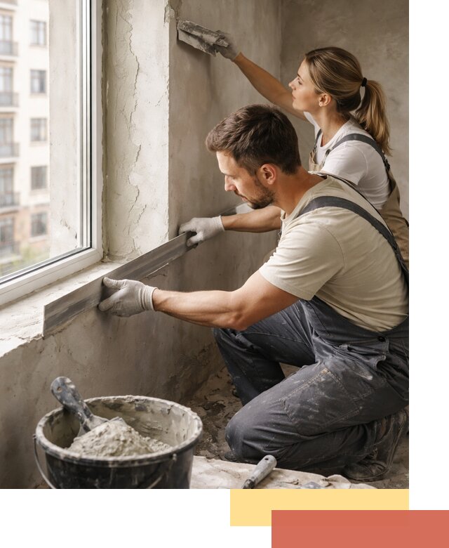 Штукатурка откосов дверей и окон профессионально в Арсеньеве