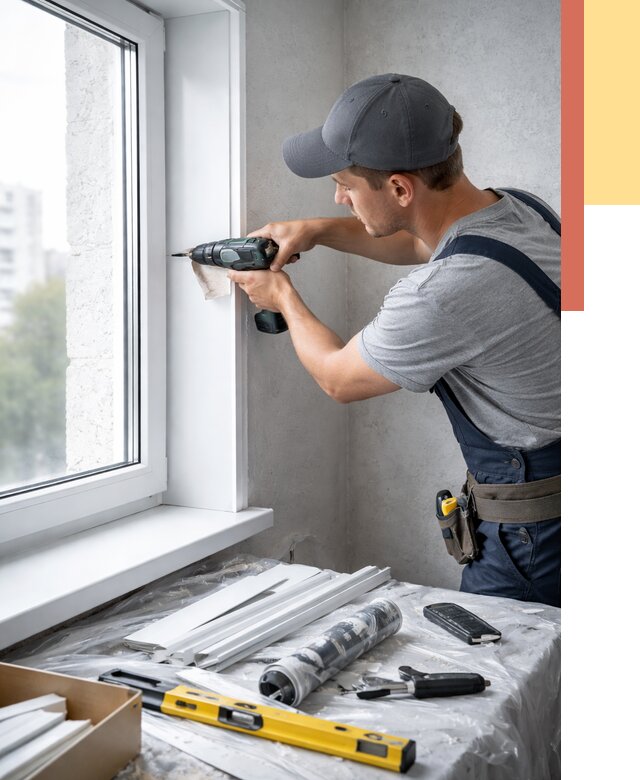 Установка пластиковых откосов в Арсеньеве от 2313 руб. | ОТДЕЛОЧНИК-Рсн монтаж, быстро и недорого