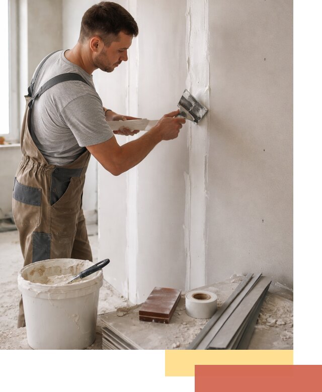 Шпаклевка перегородок из гипсокартона в Арсеньеве качественно и быстро