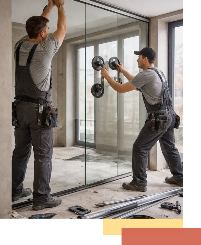 Цельностеклянные перегородки под ключ в Арсеньеве