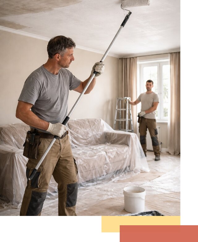 Грунтовка потолка в Арсеньеве — подготовка под покраску и отделку