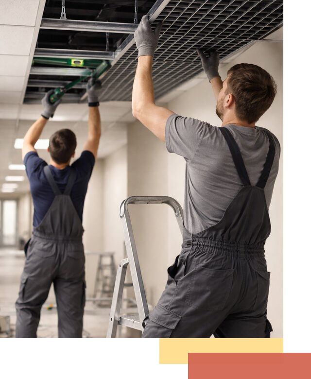 Монтаж потолка Грильято в Арсеньеве: установка под ключ качественно