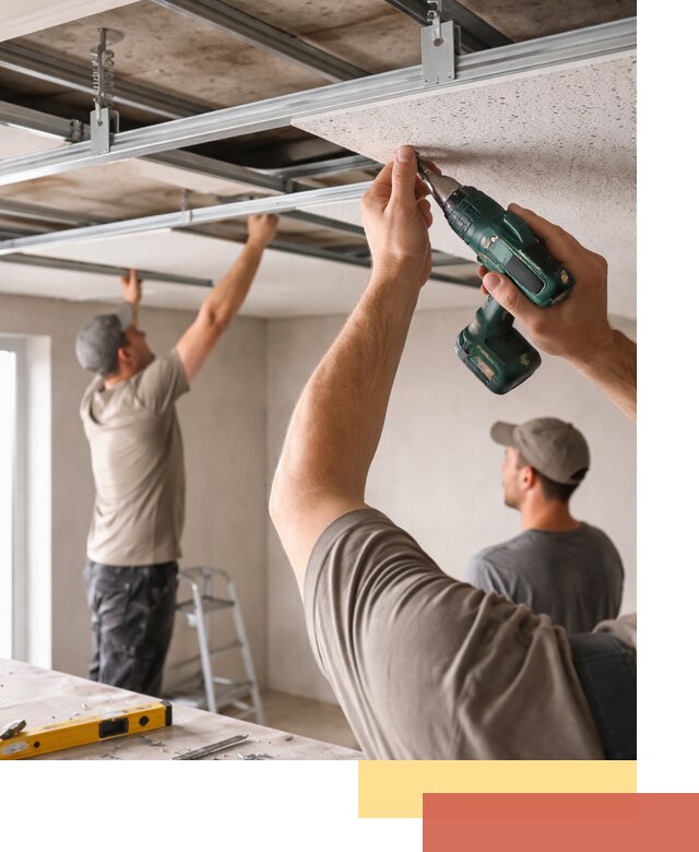 Монтаж акустического потолка в Арсеньеве под ключ