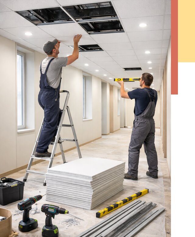 Ремонт потолка Армстронг в Арсеньеве от 4626 руб. — быстро и недорого | ОТДЕЛОЧНИК-Рсн