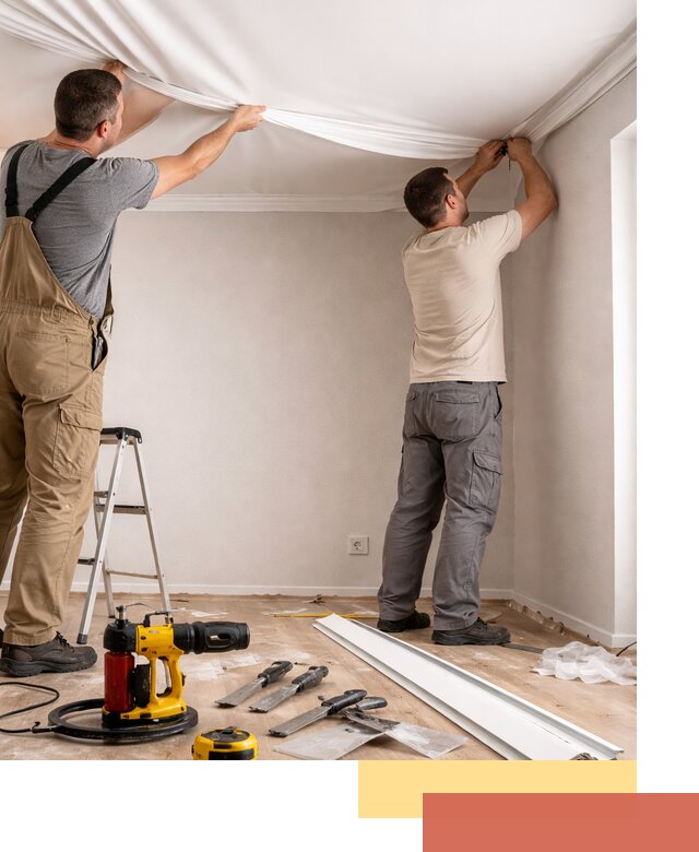 Монтаж ПВХ натяжного потолка в Арсеньеве качественно и быстро