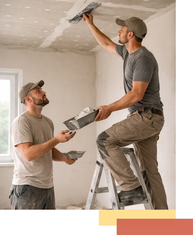 Шпаклевка потолка из гипсокартона в Арсеньеве качественно и быстро