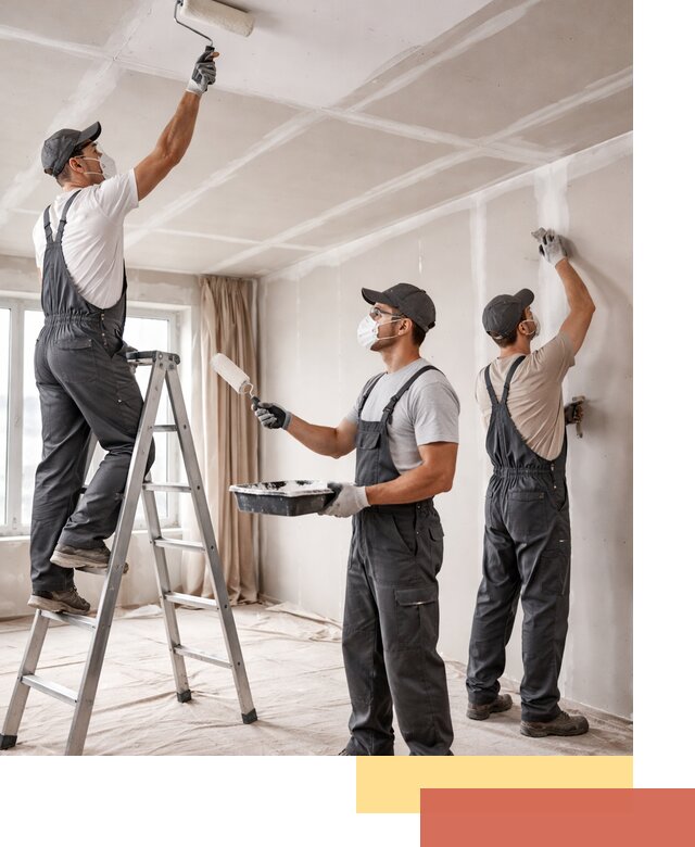 Покраска потолка из гипсокартона в Арсеньеве качественно и недорого