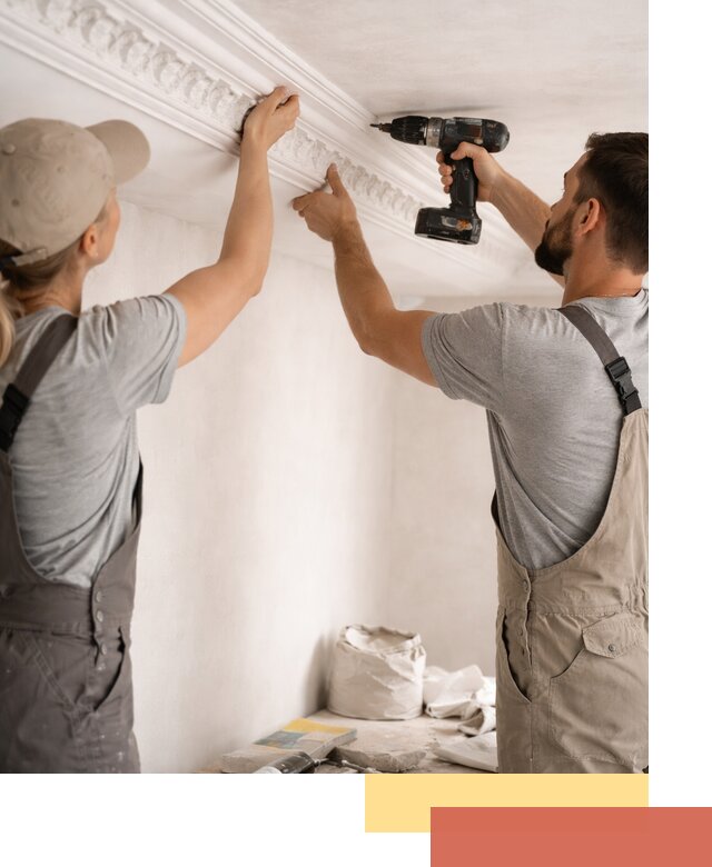 Профессиональный монтаж лепнины на потолок в Арсеньеве