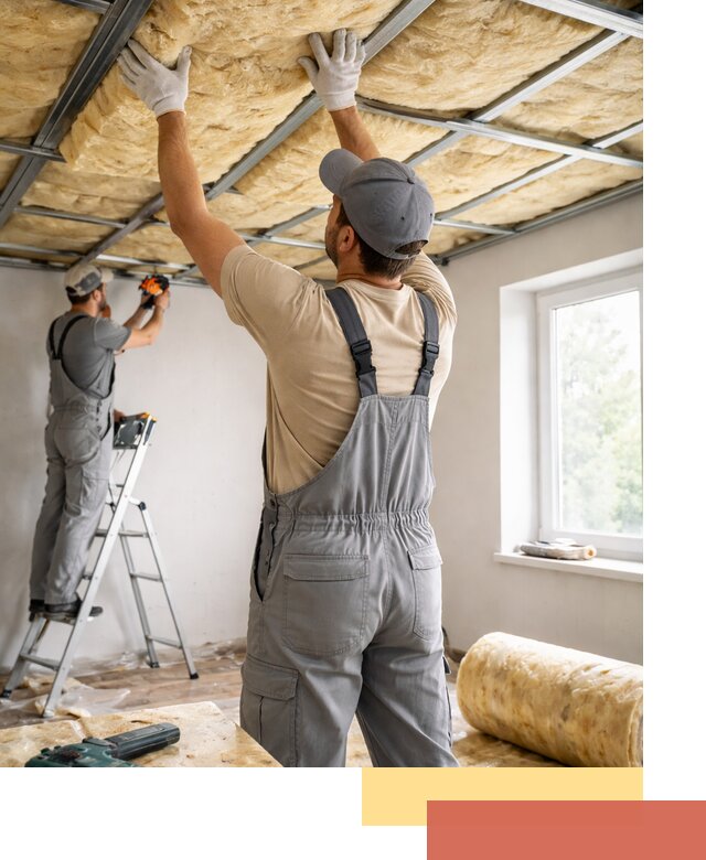 Утепление потолка под ключ в Арсеньеве качественно и быстро